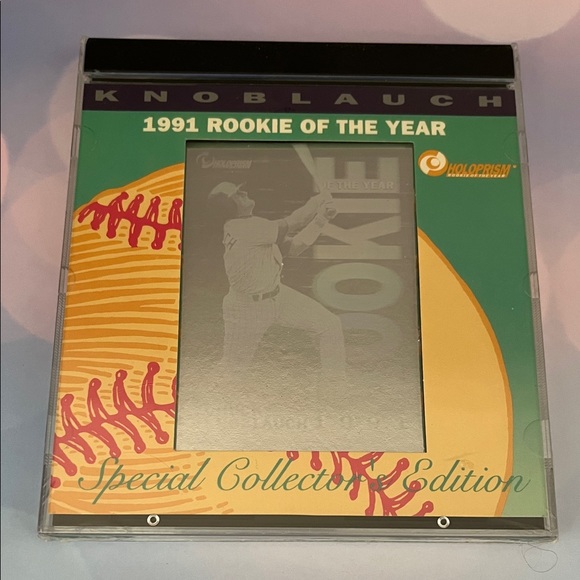 Chuck Knoblauch 1991 Rookie Of The Year Hologram Cards - Picture 1 of 2